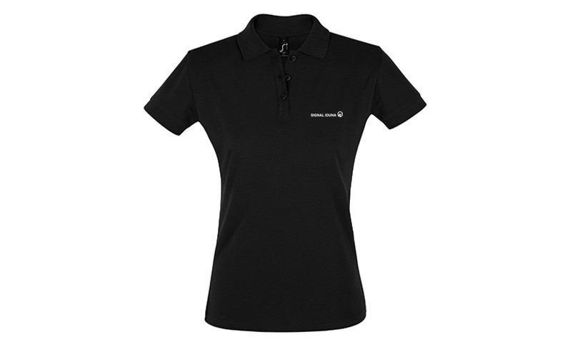 Damen  Polo Shirt Perfect schwarz