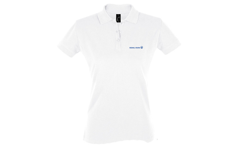 Damen  Polo Shirt Perfect weiß