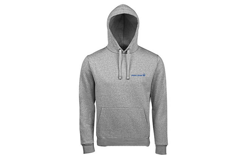 Herren Hoodie Sweat grey melage