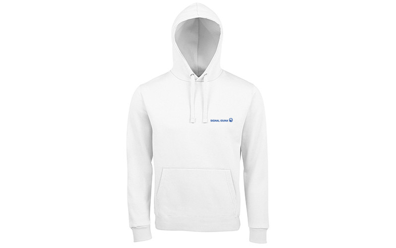 Herren Hoodie Sweat weiß