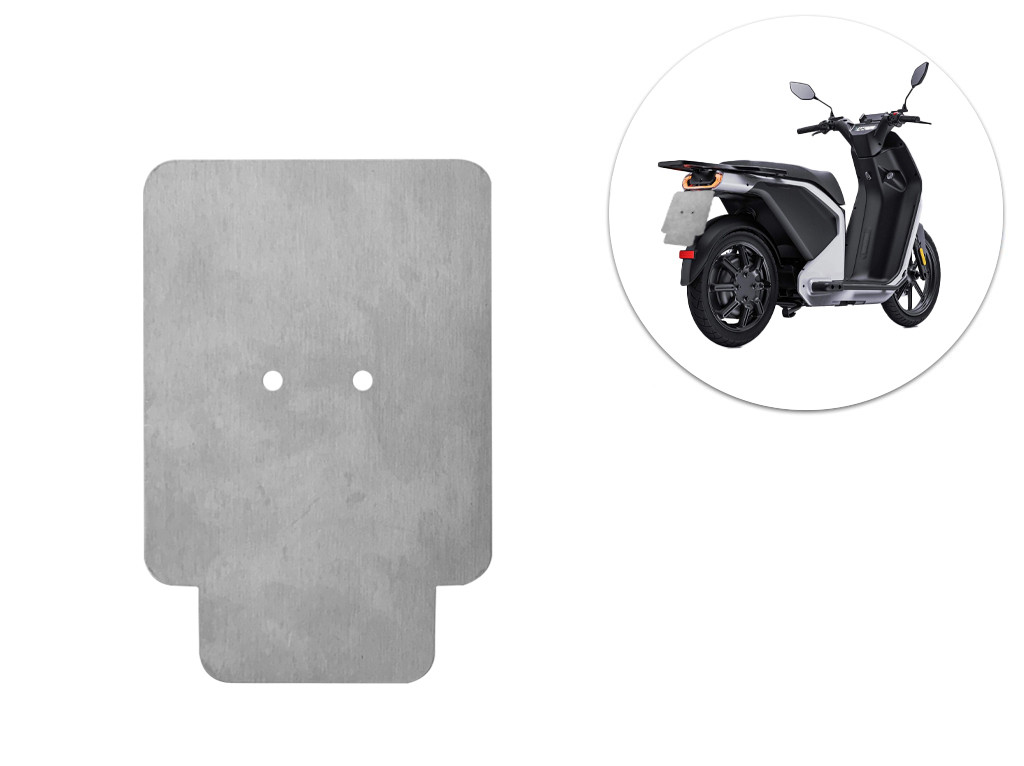 Kennzeichenhalter aus Aluminium