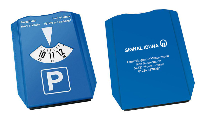 Parkscheibe  mit Individualdruck  