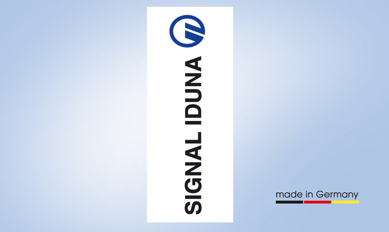 Hochformatflagge 1,50 x 4 m SIGNAL IDUNA