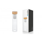 Glasflasche mit Teesieb